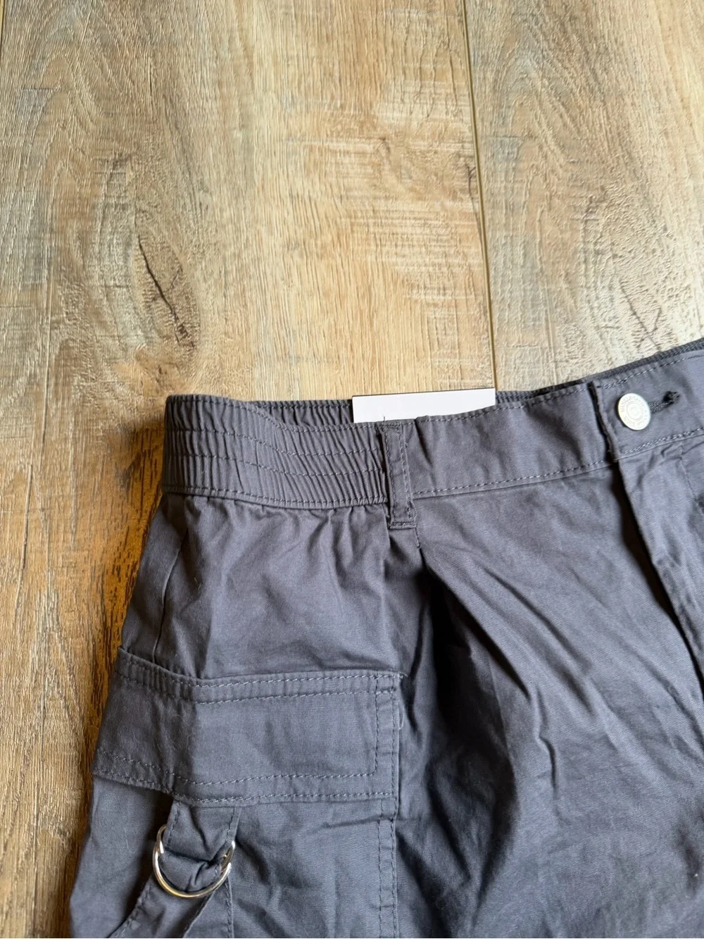 Vanilla Star Men's Charcoal Cargo Shorts
